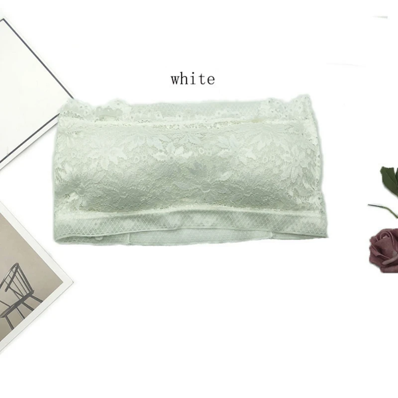 Модные 5 видов цветов однотонные один размер кружевные топы без бретелек с