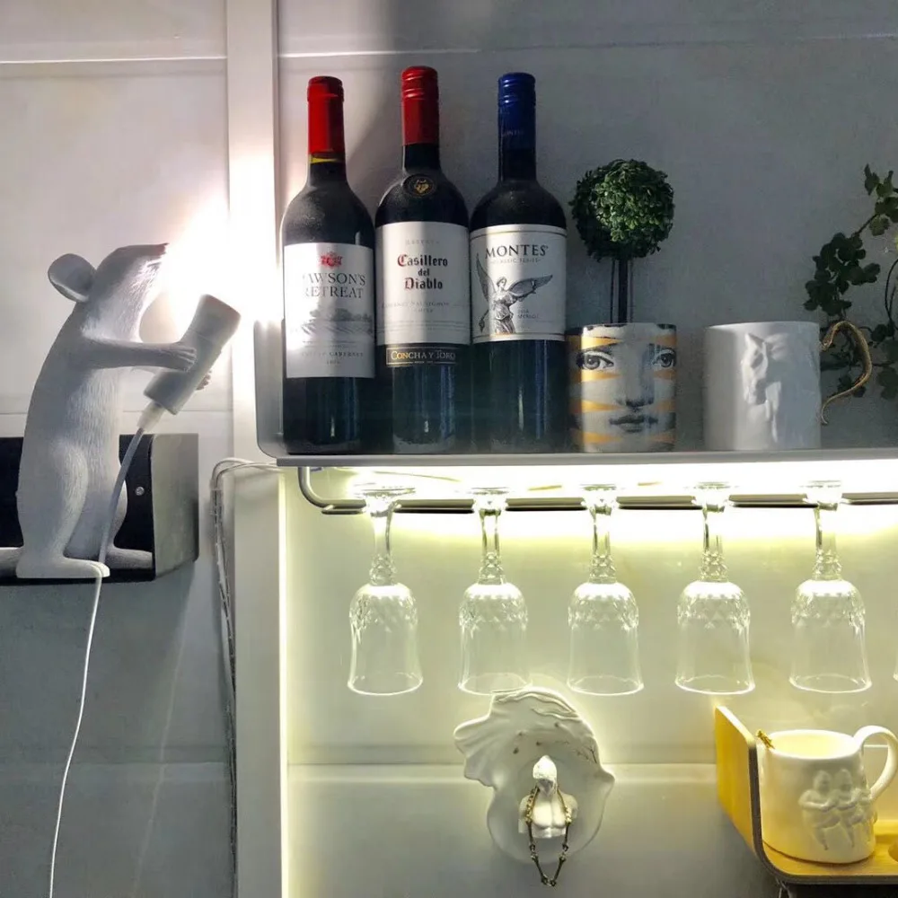 Миниатюрная лампа в виде мыши современный прикроватный светильник для детской