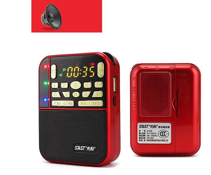 JINSERTA мини Fm карман стерео радио Портативный Micro Sd s Мода Группа Динамик Tf Usb Mp3 Динамик s с приемом УКВ-диапазона и громкий Динамик