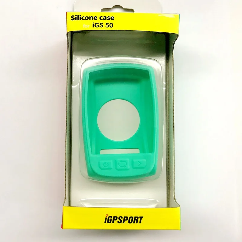 IGS50E Green Case IGPSPORT IGS50 защита для велосипедного компьютера Мягкий защитный чехол из силикагеля для велосипеда аксессуары для велосипедного компьютера - Цвет: IGS50E Green Case
