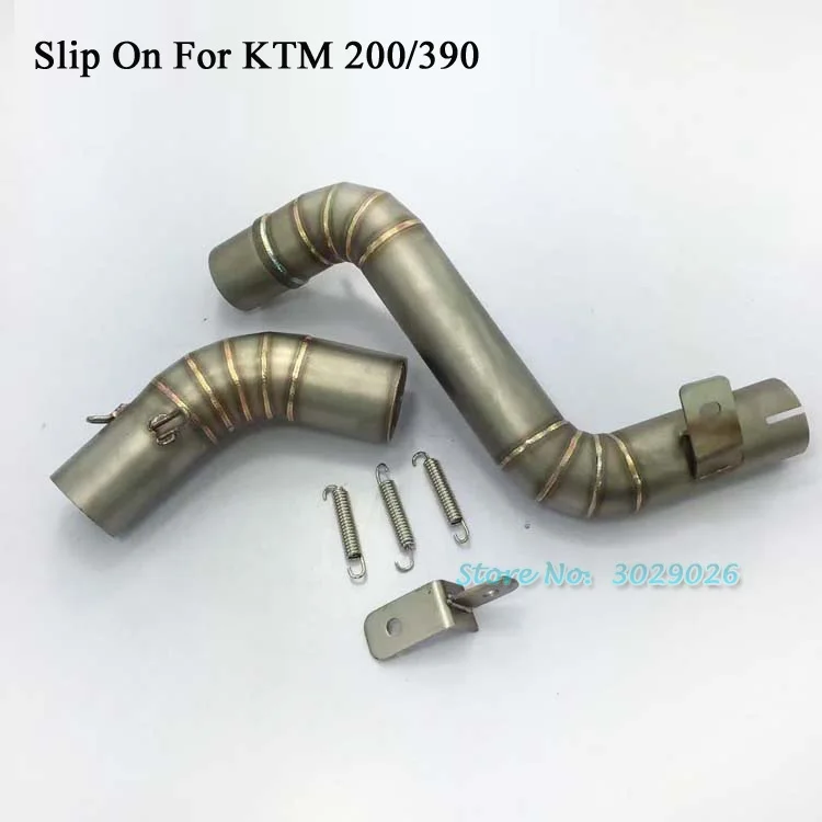 Соединитель глушителя для мотоцикла KTM 200 390 Duke200 Duke390|motorcycle muffler|link pipeslip on mufflers |