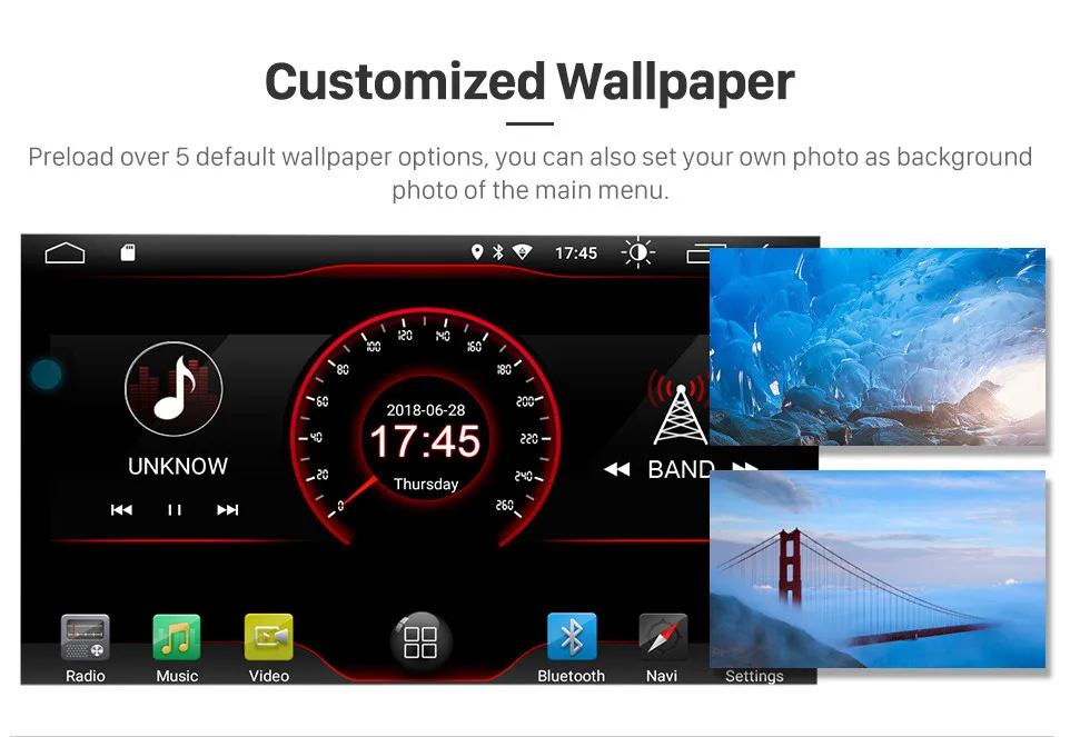 Seicane Android 8,1 " Автомобильный Радио Стерео gps мультимедийный плеер для Chrysler 300 м Sebring PT Cruiser Concorde Grand Voyager Dodge