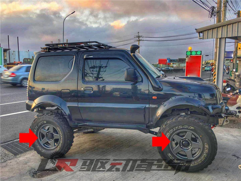 16 дюймов ET0 Jimny внедорожник JB43 тюнинг части сплава колесные диски стайлинга автомобилей