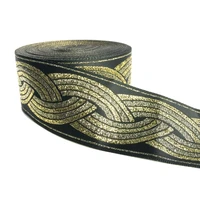 zerzeemooy 2 45mm 10yardlot woven jacquard ribbon geometric pattern for curtain and clothing belt lace