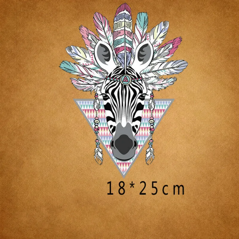 Модные 3D наклейки в виде единорога оленя утюга термонаклейки для футболки одежды