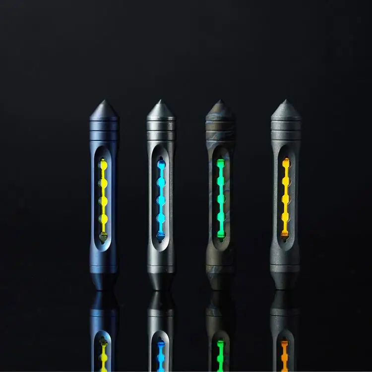 1 шт. газовая лампа Aurora Tritium самосветящаяся сигнальная лампа разбитое окно EDC карманные многофункциональные брелки в виде инструментов кольцо подвеска