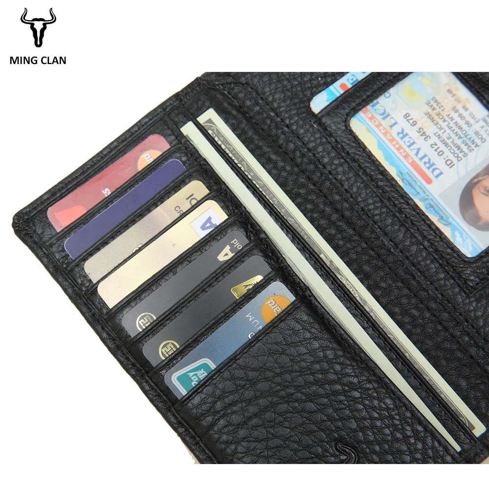Women Zipper Wallet Genuine Leather Long Wallets With Zipper Pocket Small Clutch Wallet For Women