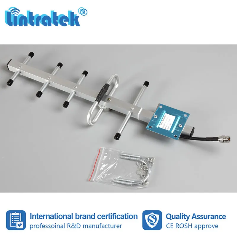Lintratek 8 дБ усиление 5 единиц Yagi антенна GSM CDMA наружная N женский для сотового