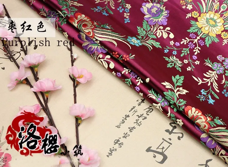 Тканый дамасский Улучшенный костюм cheongsam шелковая ткань одежда жаккардовая парча ткань