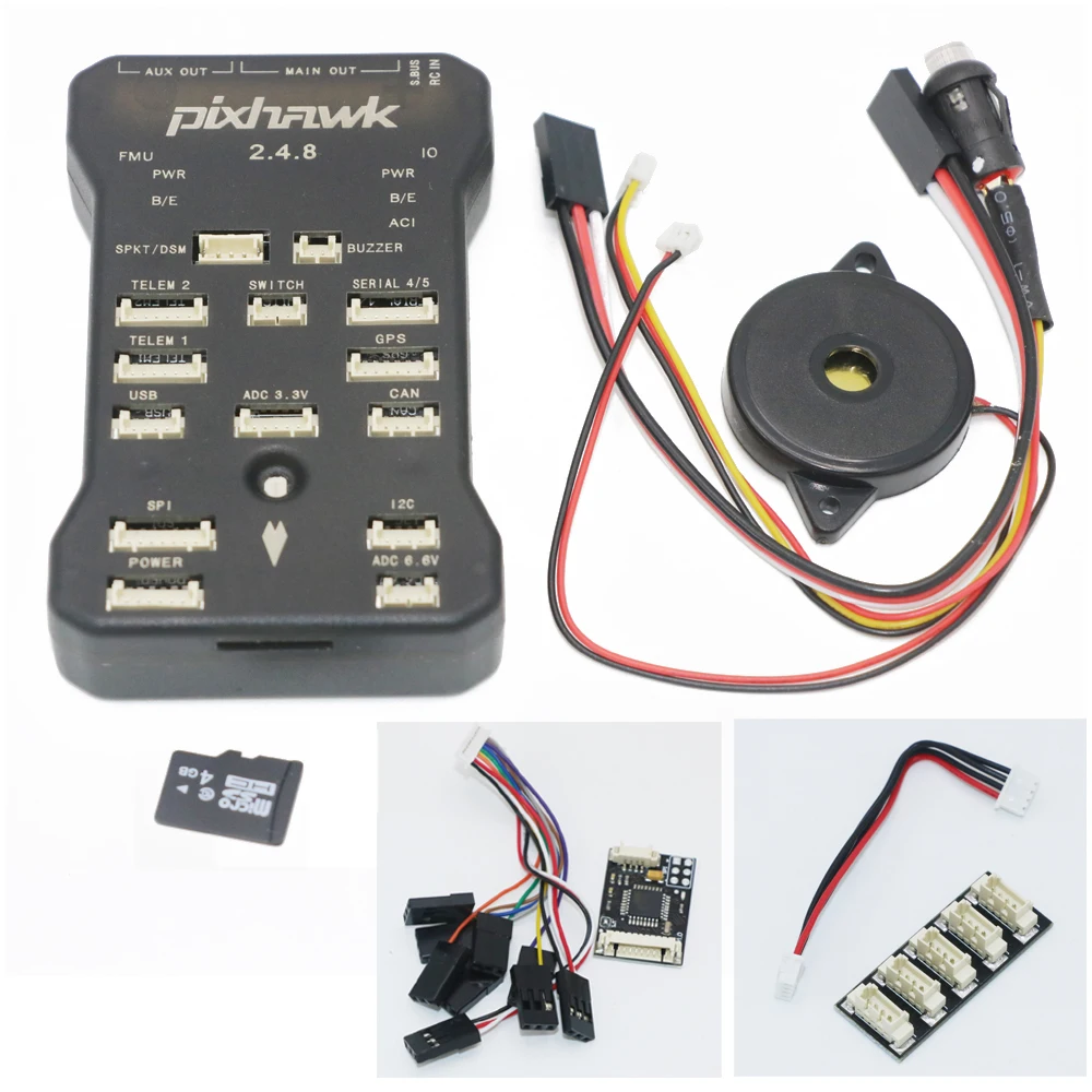 Контроллер полета Pixhawk PX4 автопилот PIX 2.4.8 32 битный с переключателем безопасности