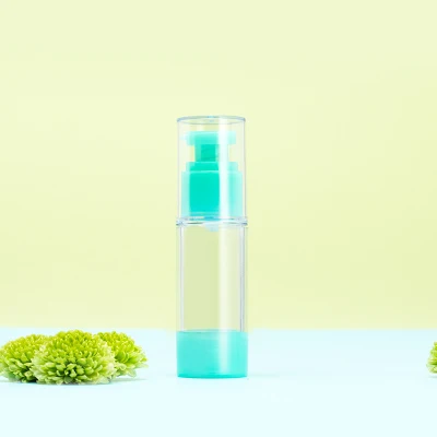 30ML Green 15 мл 30 мл 50 мл 30 шт/партия пустой пластиковый лосьон Герметичная Бутылка с помпой, DIY розовый косметический контейнер для эмульсии, зеленый безвоздушный пакет - Цвет: 30ML Green
