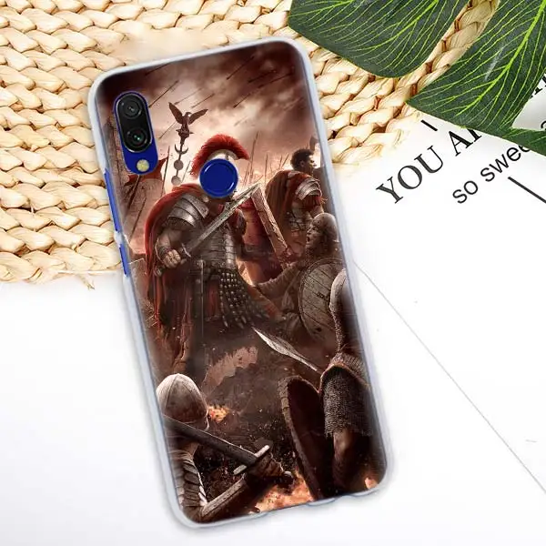 11 Спартанского воина King чехол для Xiaomi Redmi Note 5 6 7 Pro 4X7 6 6A 5 плюс 5A S2 GO Pocophone F1 Футляр для телефона - Цвет: 11