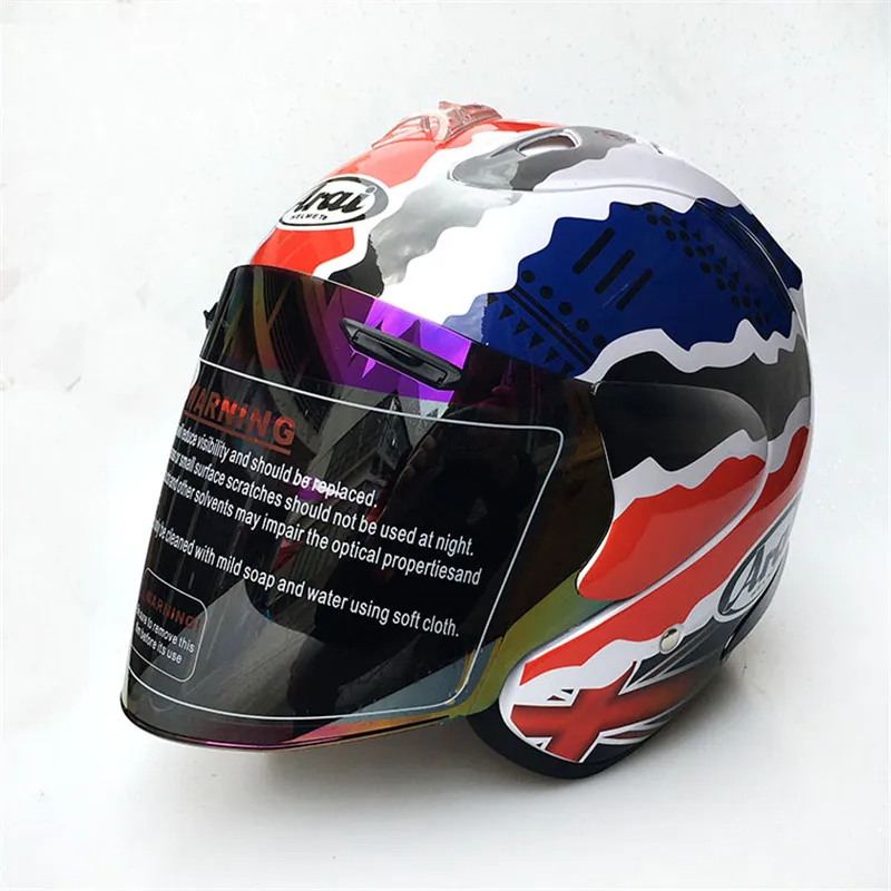 2017 ARAI двойной Применение Череп мотоциклетный Шлем Capacete каско Новинка Ретро шлем