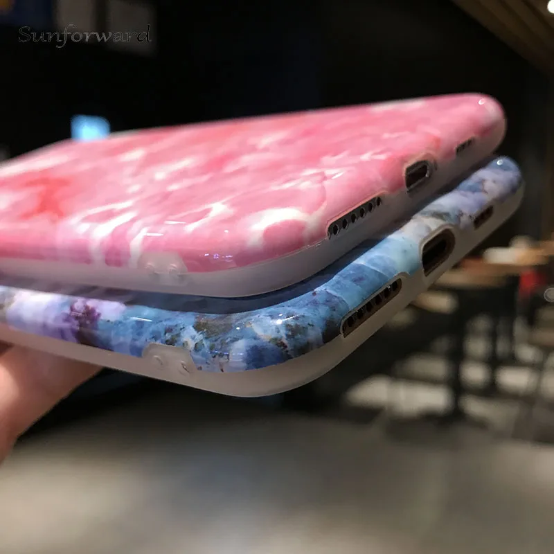 Мраморный чехол для iPhone X XR XS MAX силиконовые чехлы 6 S 7 8 Plus противоударный мягкий