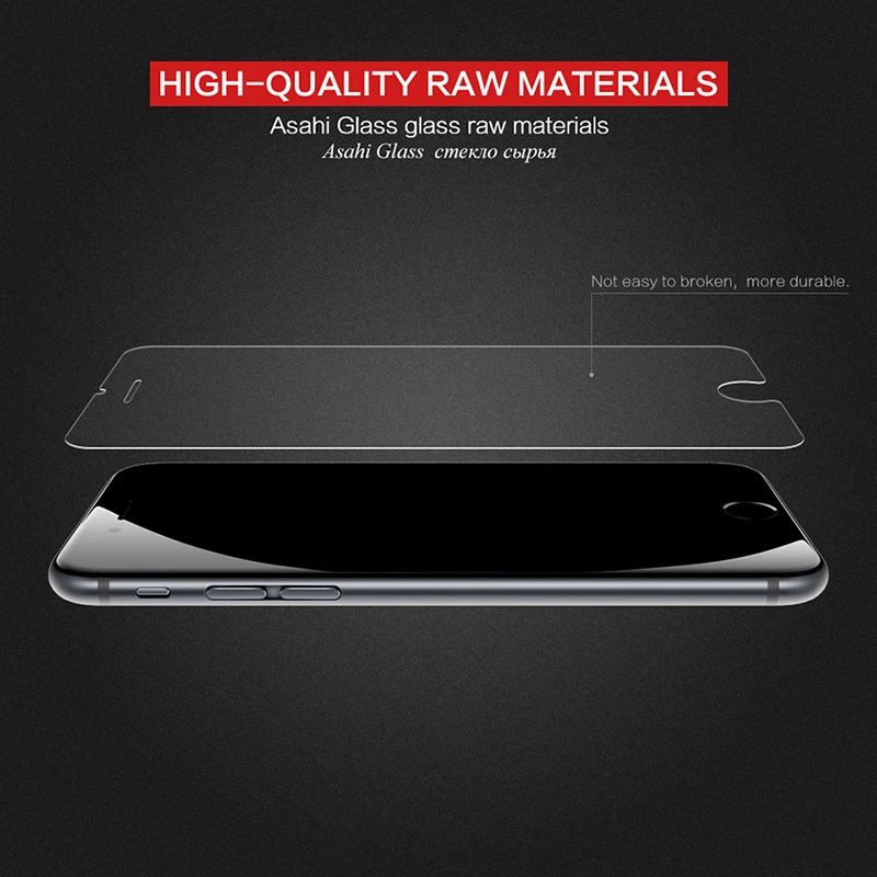 PZOZ для iphone 6, закаленное стекло, для iphone 6 Plus, стеклянная Защитная пленка для экрана, тонкая прозрачная крышка для iphone 6S