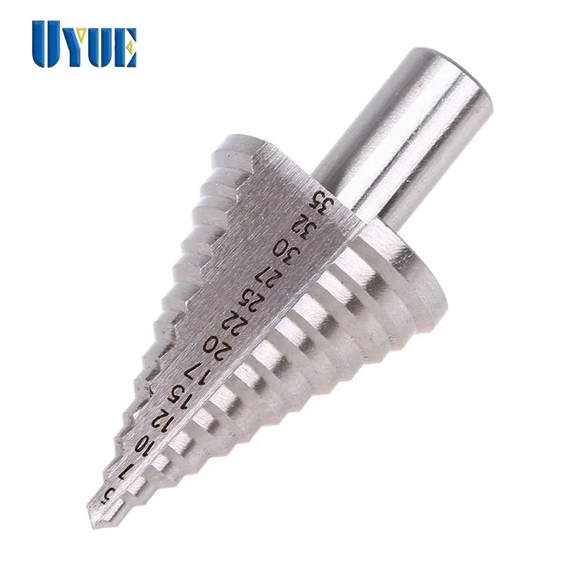 HSS Шаг Дрель Инструмент Дерево Сверление Металлов 13 Шага Сверла 5-35 мм