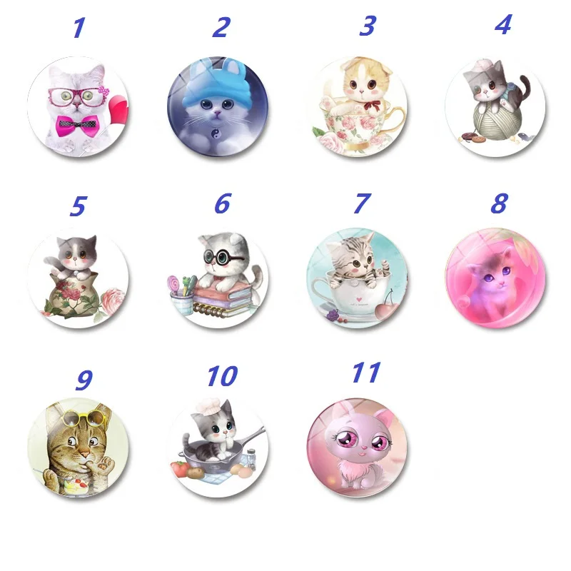 11 шт. умная кошка тема магнитной фотолампы | Дом и сад