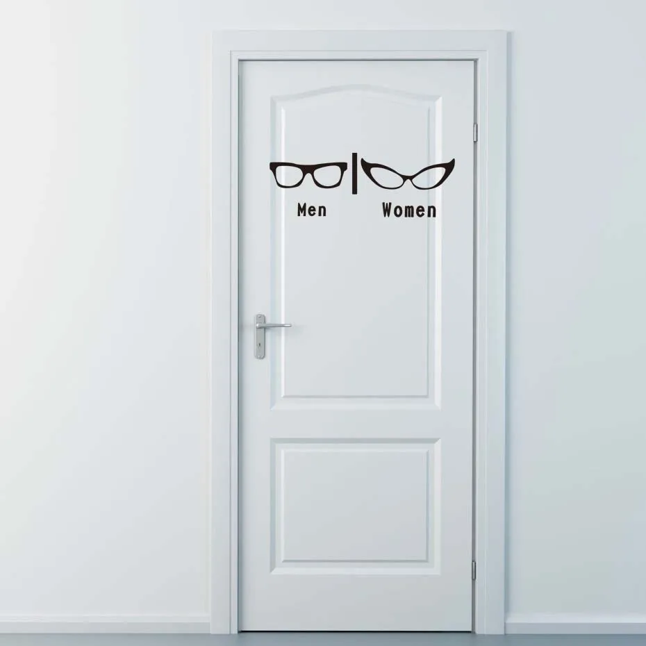 Мужская и женская наклейка на унитаз настенные наклейки для туалета различные