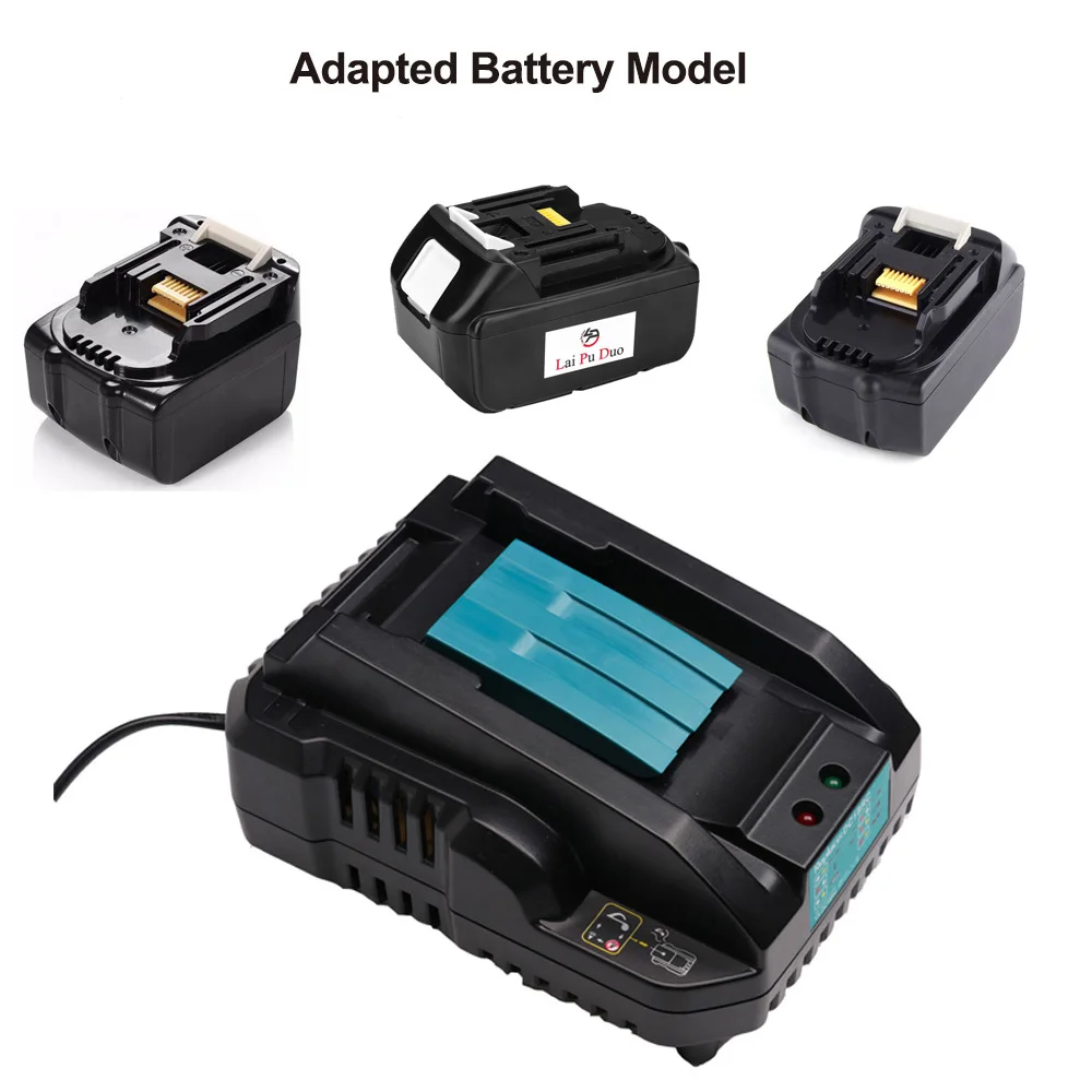 Для Makita 4A Мощность инструмент batteria для BL1830 BL1430 BL1840 BL1850 BL1450 7,2 V 14,4 V 18 V ионно-литиевая Батарея Зарядное устройство