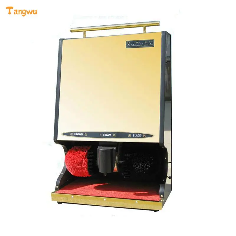 

Free shipping Fully Automatic Induction Public Hotel Vertical Electric Shoe Cleaning Machines Shoe Polishing Equipment
