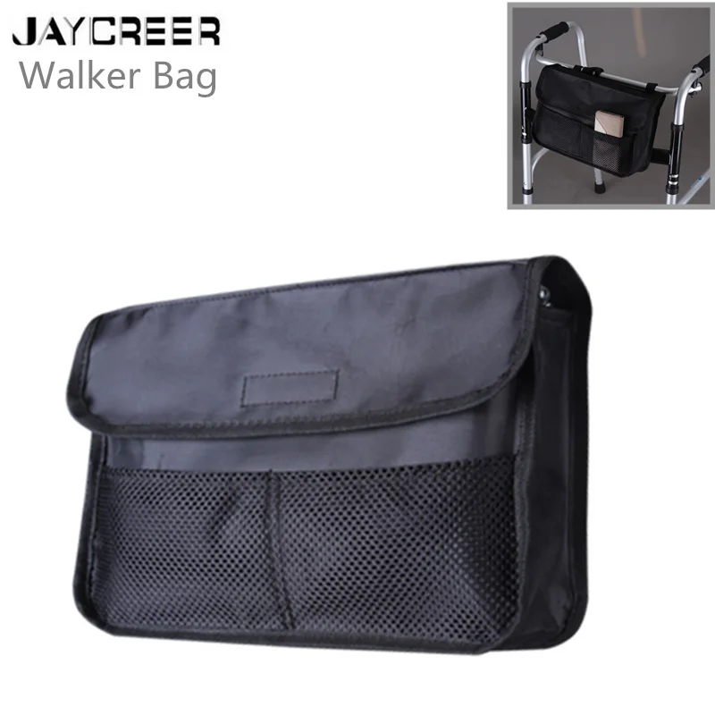 Сумка для ходунков JayCreer-органайзеры для ходунков-сумки для ходунков-для ваших мобильных устройств. Подходит для большинства скутеров, ходунков, роликов