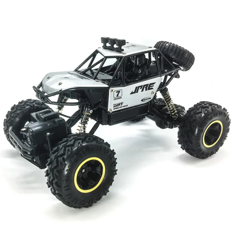 28Cm Rc Car 1/16 4Wd 4X4 Driving Car Double Motors Drive Bigfoot Car Remote Control Car Model Off-Road Vehicle Toy