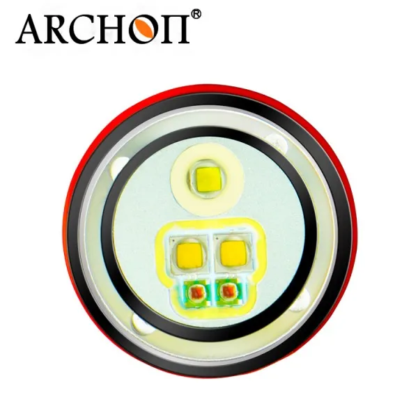 Промо-акция! ARCHON D15VP W21VP 100 м подводный дайвинг вспышка светильник видео точечный светильник белый красный CREE светодиодный 1300lm фонарь для дайвинга