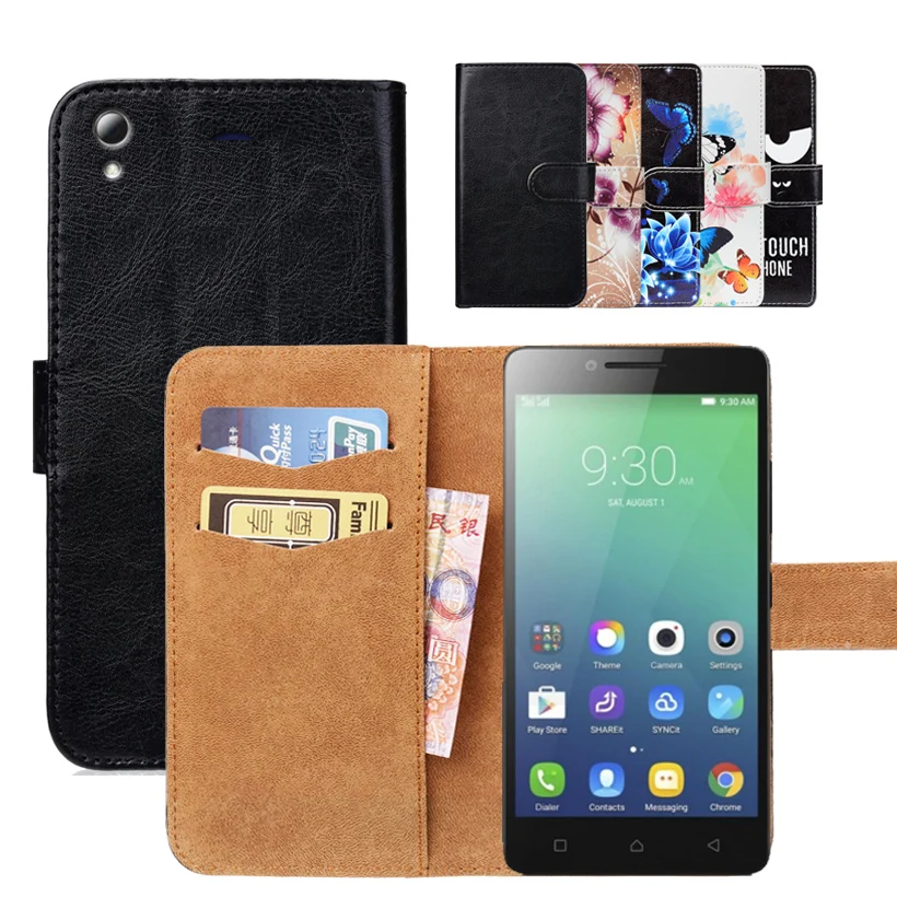 Чехол для Lenovo a6010 Plus & a6000 С Рисунком бабочки из мультфильма чехол кошелек