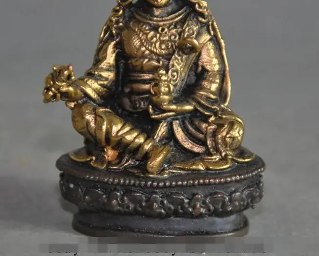 S3588 китайский буддистский дворец бронзовая позолоченная статуя Будды | Дом и сад