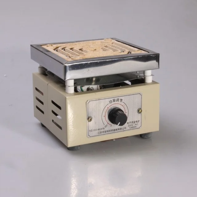 Электрическая печь 1000 Вт с одним подключением терморегуляцией затемнением для