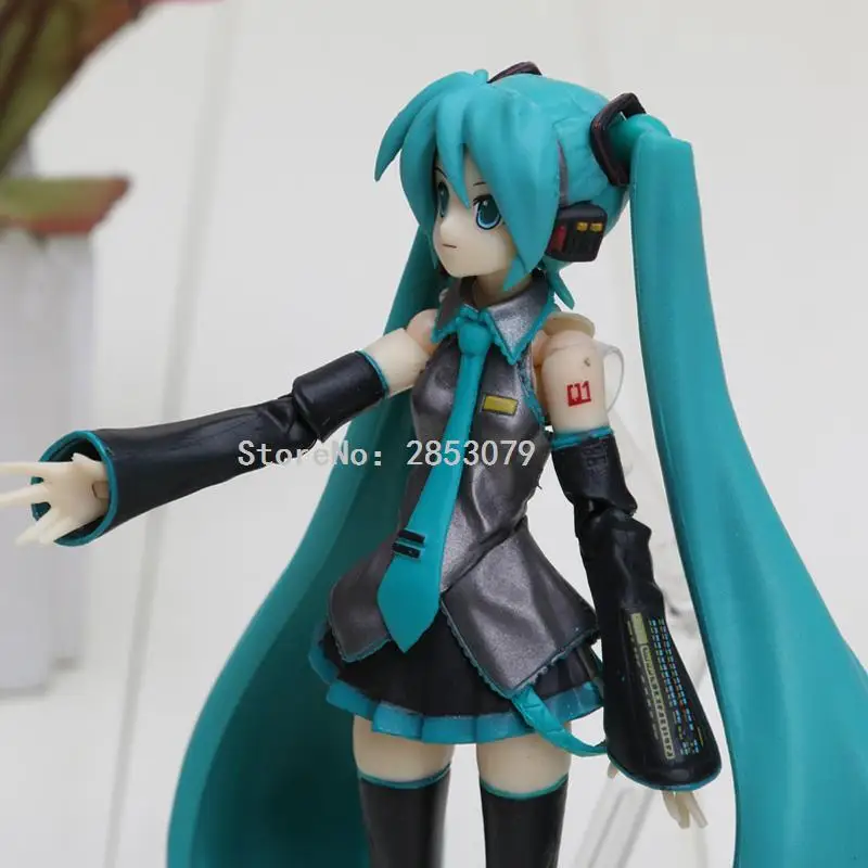 15 см подвижная Аниме Фигурка Хацунэ Мику Figma 014 модель кукла Фигурка ПВХ фигурка модель игрушки