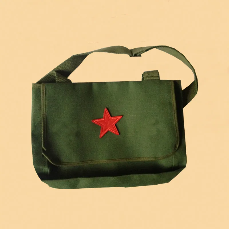 bag Детская восьмая маршрут армейская Одежда для взрослых Красная Армия сценические выступления для девочек Новая четвёртая армейская форма Одежда для хора Косплей - Цвет: bag