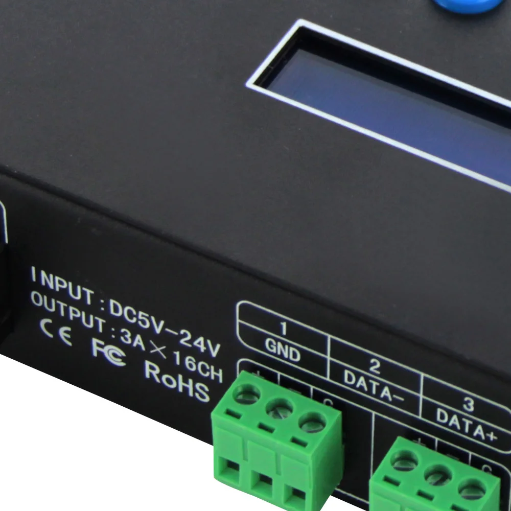 BC 216 16 каналов Светодиодный контроллер Artnet DC5V 24V на SPI /DMX пиксельный светильник