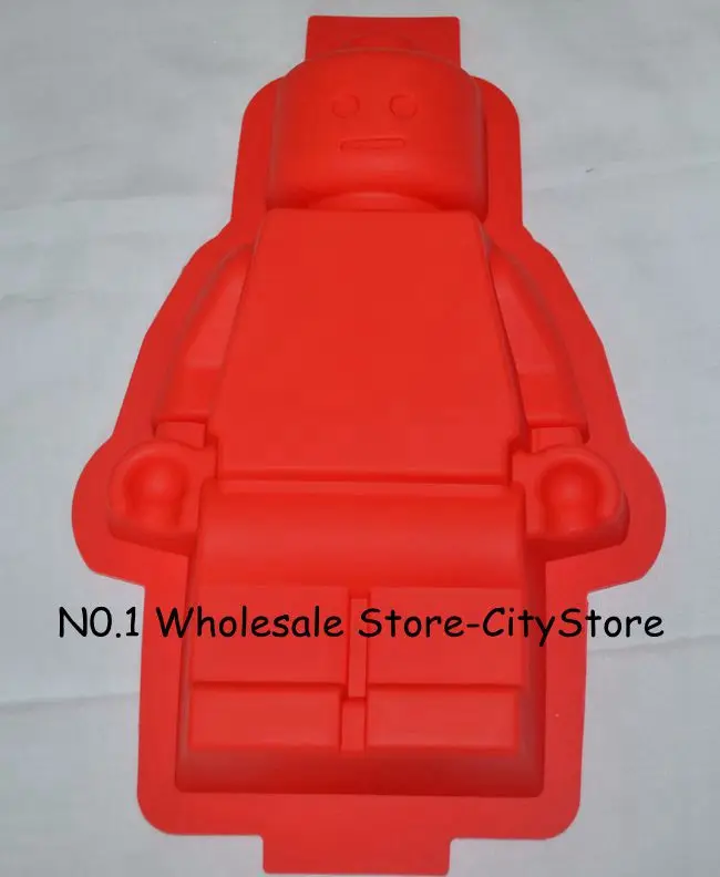 Бесплатная доставка 400 шт./лот новинка минифигурка человек Силиконовый поднос