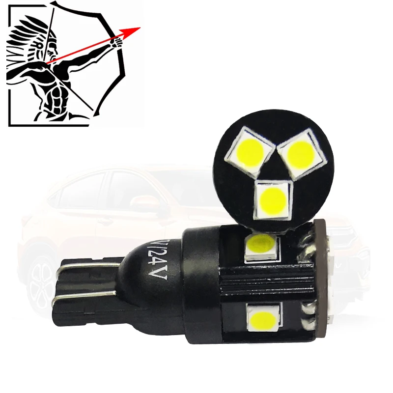 2 шт. T10 3030 7SMD белый светильник светодиодный автомобильные задние фары s указатель