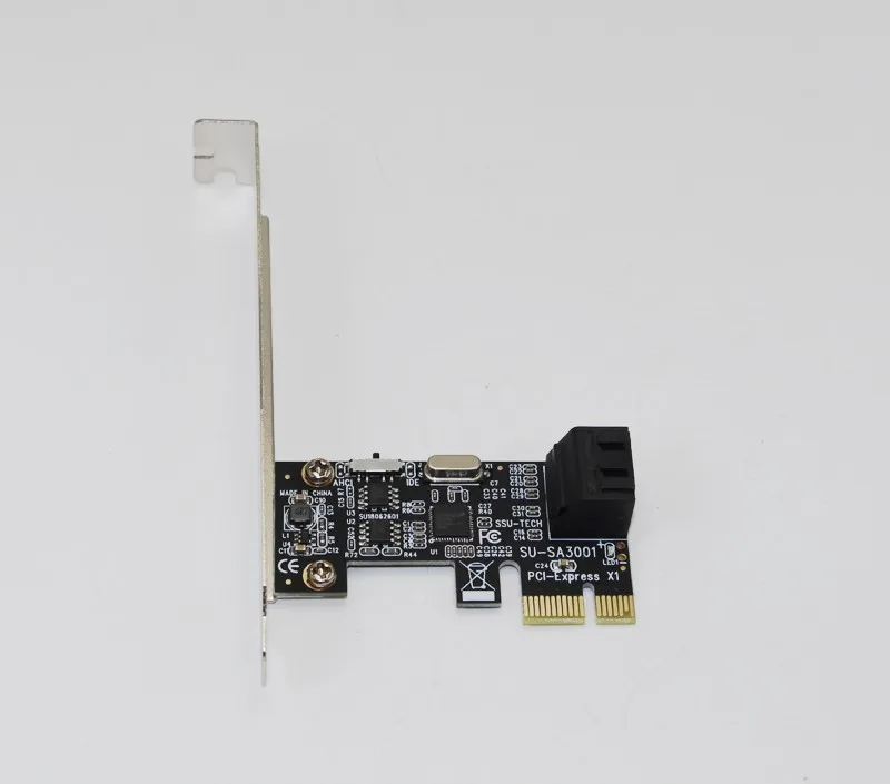 PCI Express к 2 портам SATA 3 0 карта 6 Гбит/с E PCIE SSD адаптер с низким кронштейном