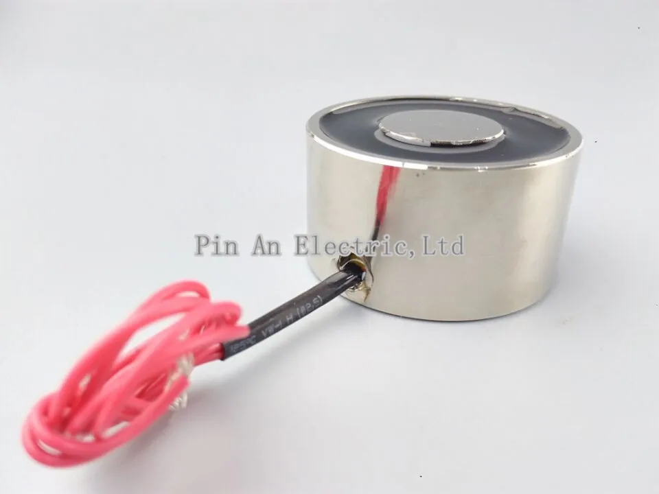 Holding Electric Magnet Lifting Waterproof P50/27 DC12V 24V 50Kg 500N Solenoid Sucker Electromagnet | Обустройство дома