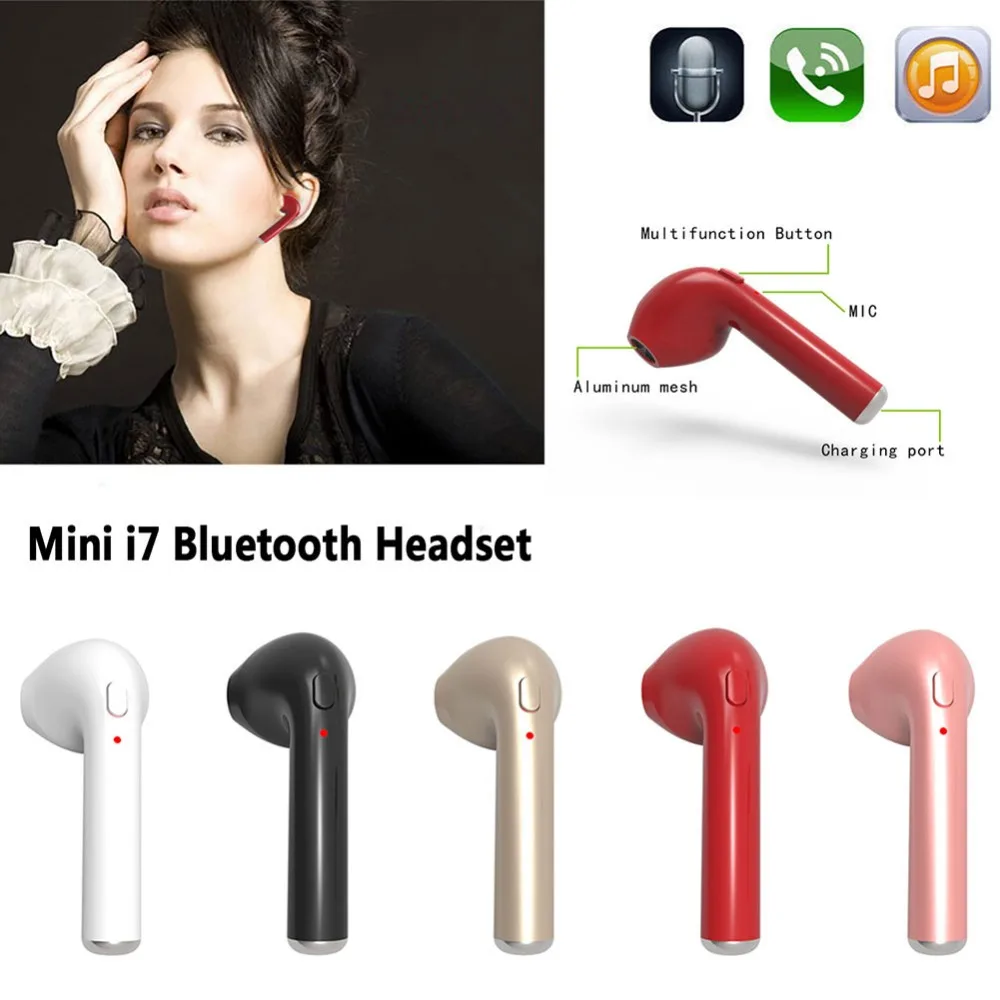 EGizmo Мини Беспроводная bluetooth-гарнитура наушники-вкладыши спортивные стерео