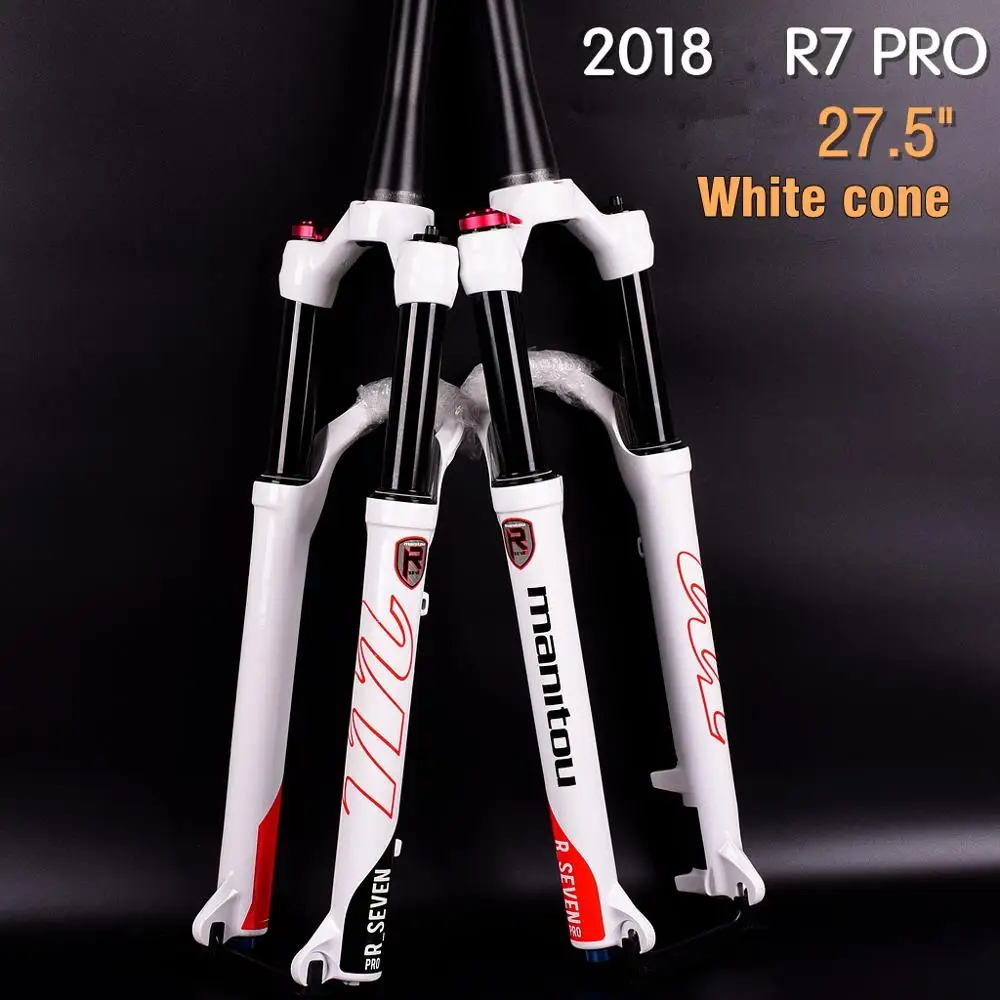 Велосипедная вилка Manitou R7 PRO, 26, 27,5 дюймов, для горного велосипеда MTB, воздушная вилка, матовая черная подвеска, pk Machete COMP, Marvel,, 1560 г