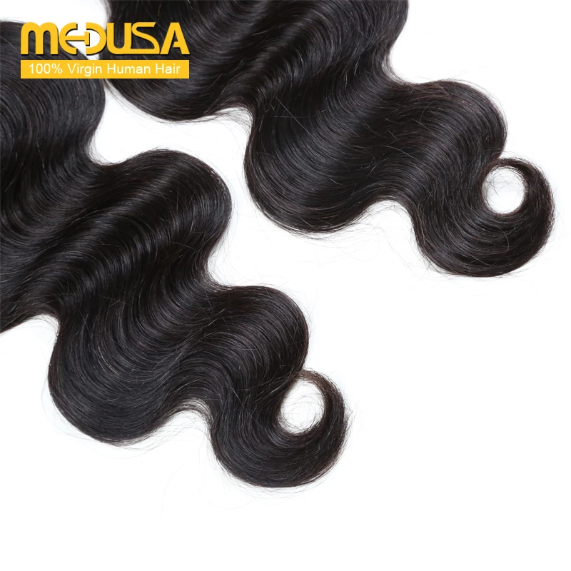 Queens Hair Products Brazilian Virgin Body Wave 4 Bundles Rosa 7A Unprocessed Human |