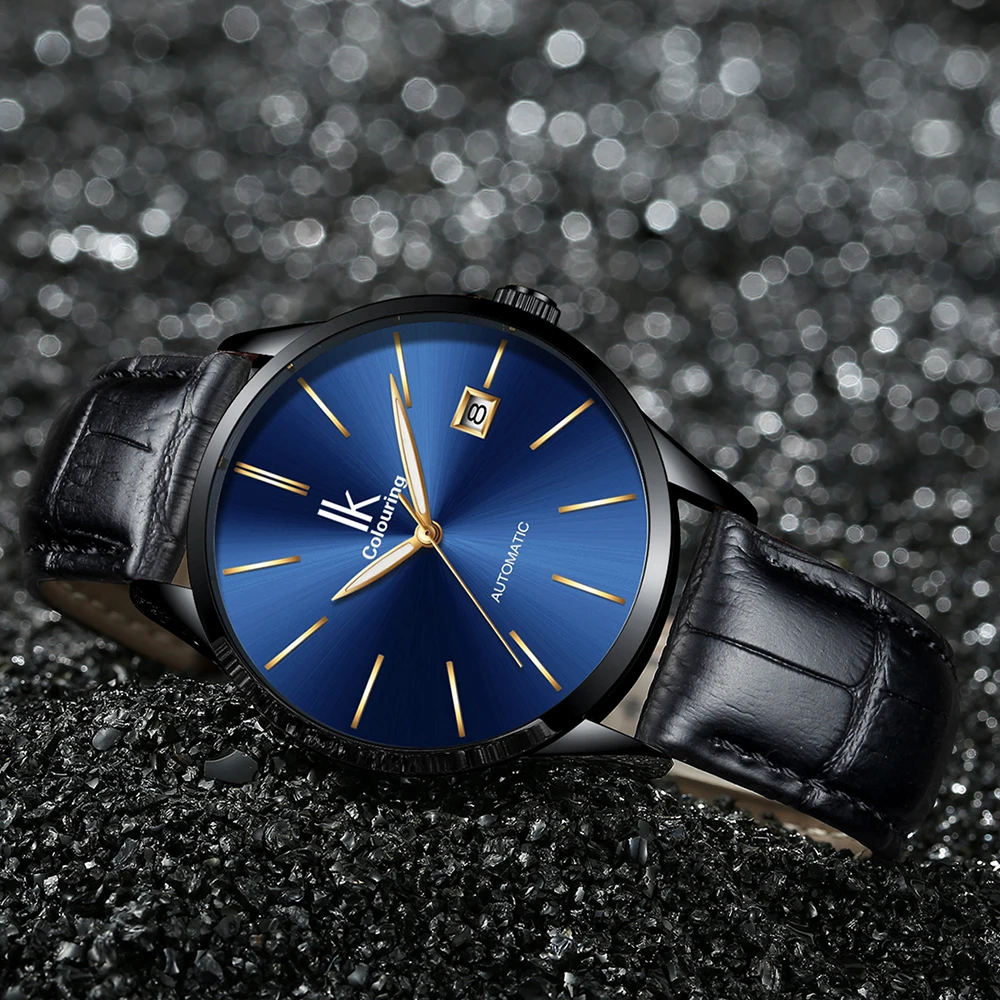 IK бренд класса люкс автоматические механические наручные часы для Для мужчин