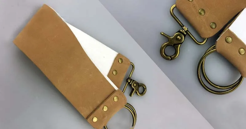 Кожаный холщовый точильный ремень для парикмахера прямая бритва складной нож