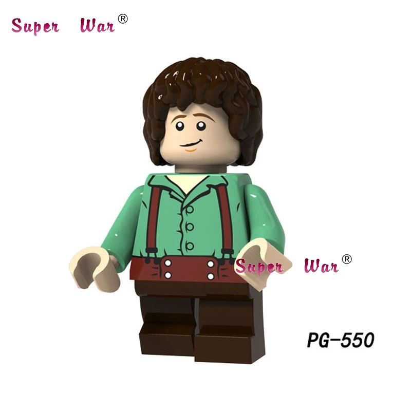 PG550 Одна модель строительных блоков властелин колец Samwise Gamgee Frodo Gandalf Saruman Beorn кирпичи игрушки - Цвет: PG550