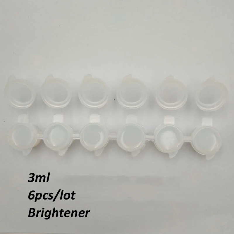 Brightener Advance акриловые краски пигмент набор для DIY Одежда Текстиль Ткань ручная роспись стены штукатурка рисунок золото/серебро/бронза - Цвет: Brightener