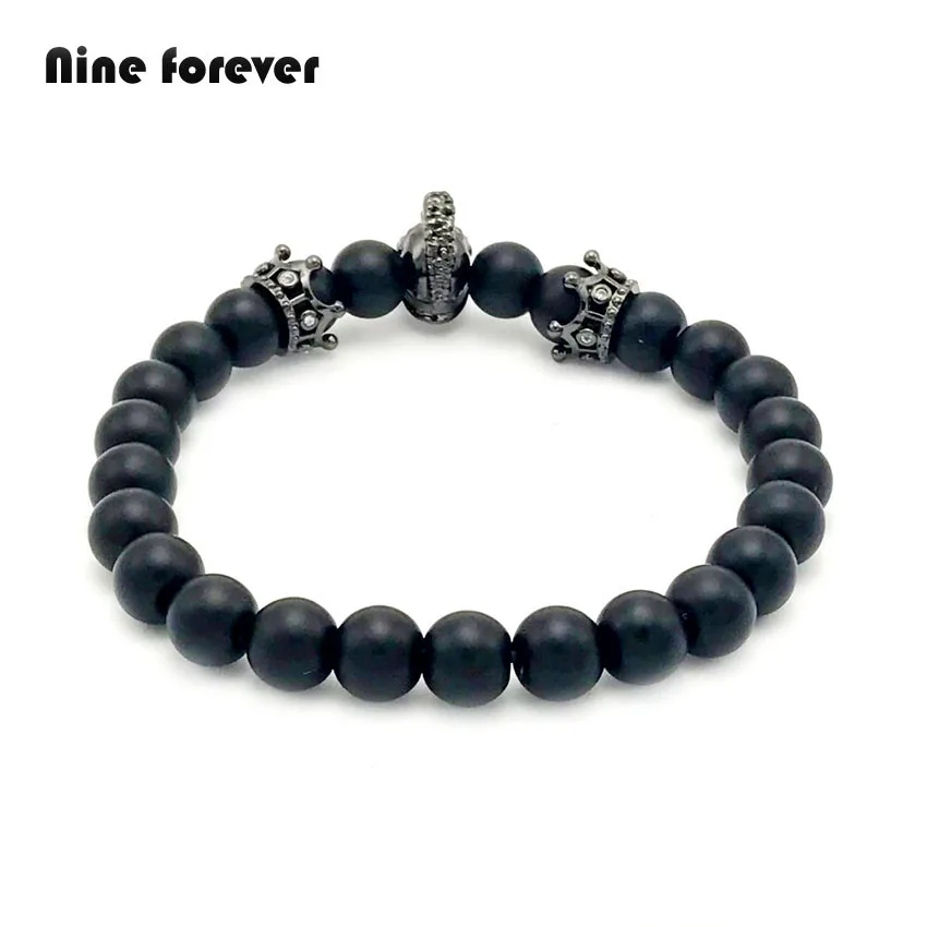 Nine forever бусы браслет мужские ювелирные изделия натуральный камень шлем римского