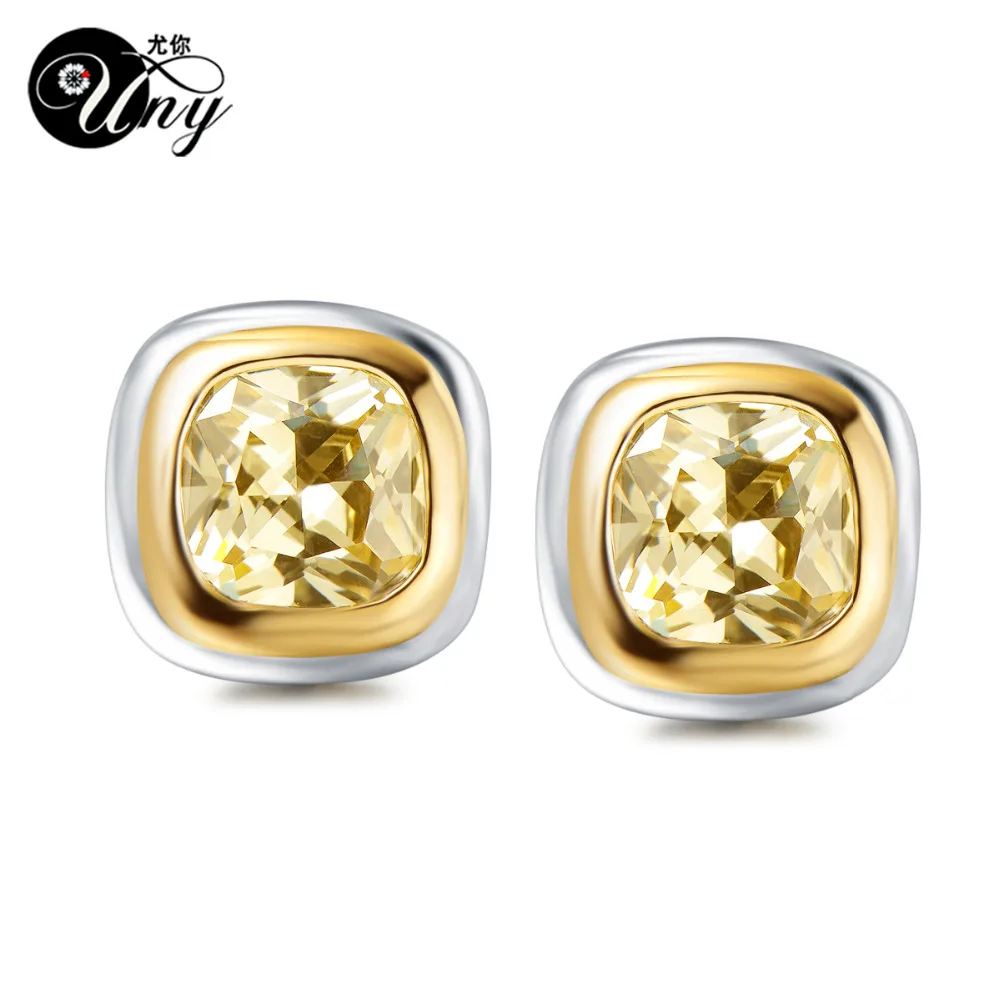 UNY Серьги античные женские ювелирные изделия серьги двухцветные покрытые