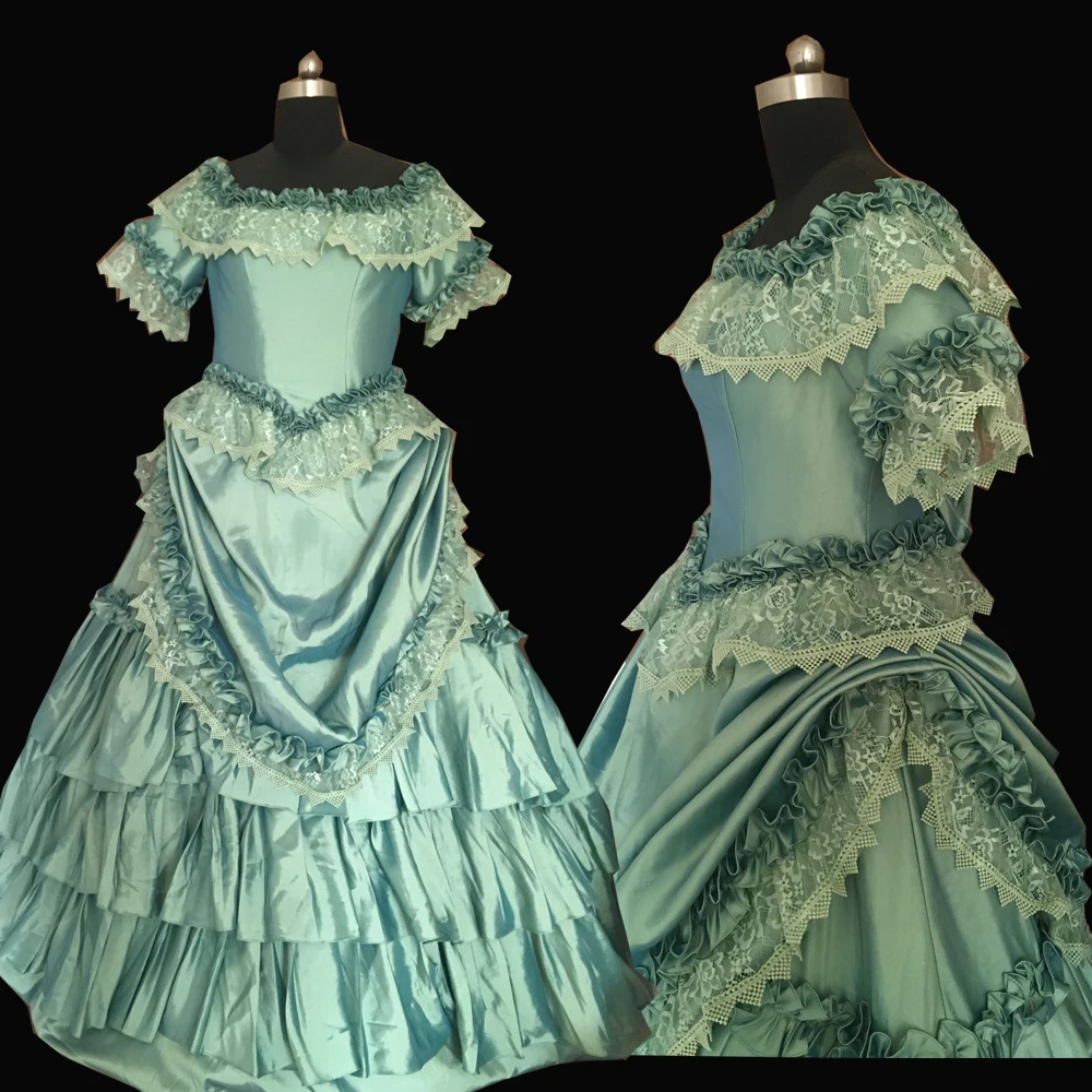 Новинка 2019 элегантное зеленое платье для косплея на хэллоуин стиль колоколоний