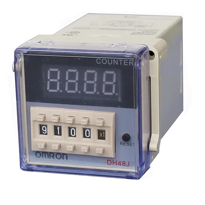Omron DH48J цифровой счетчик реле с 4 разрядный AC220V счетчики|digital counter relay|digital countercounter