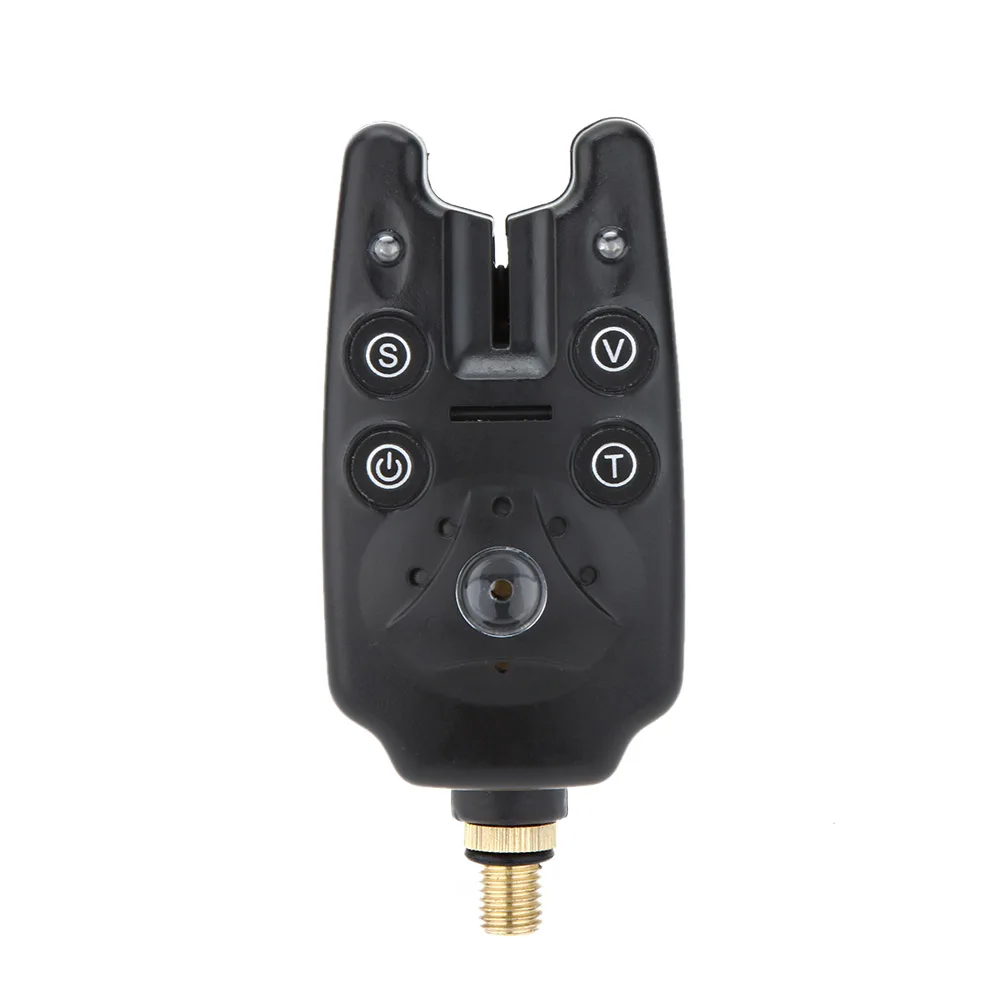 Рыболовный звонок LEO с 2 светодиодами сигнализация для рыбалки настраиваемый тон