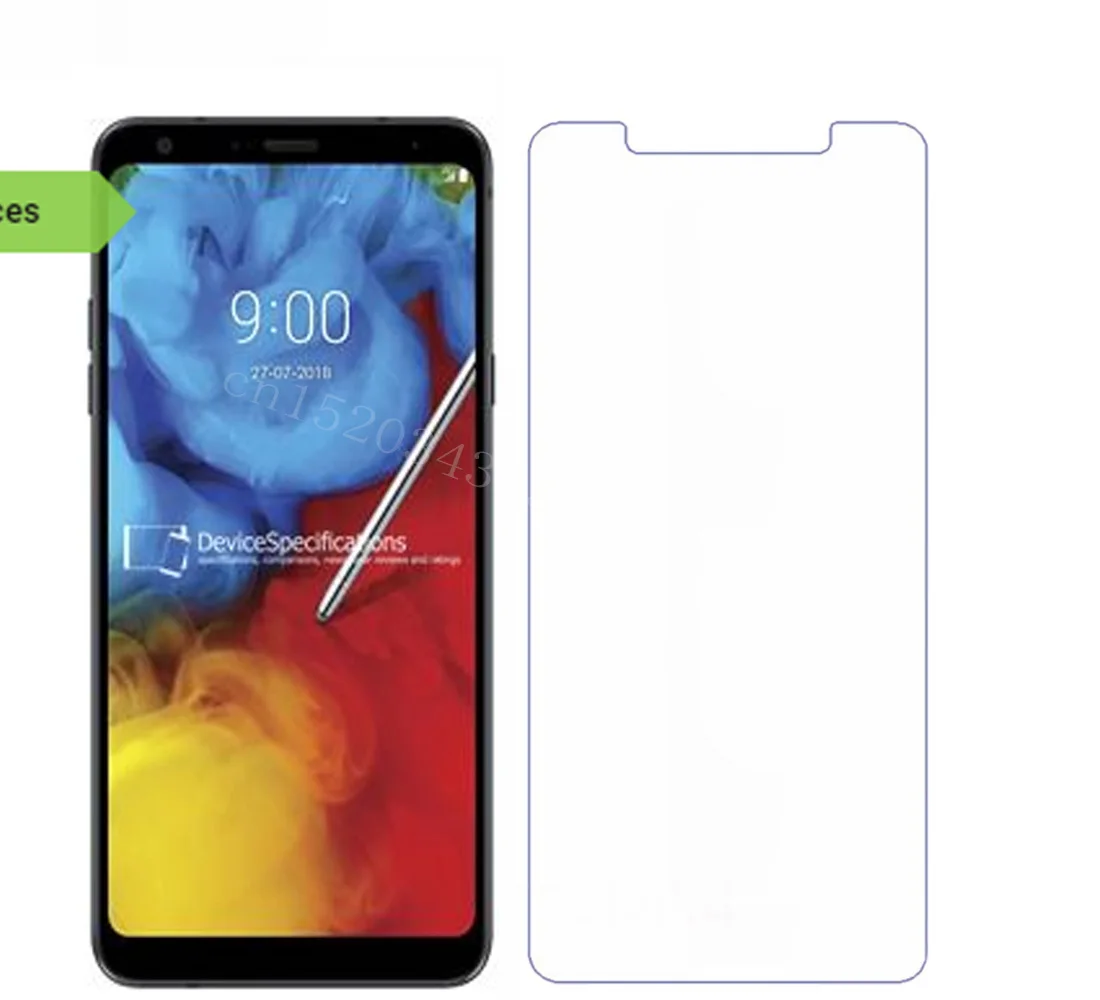 Защитное стекло на экран телефона для LG Q stylo + закаленная Защитная пленка стекла